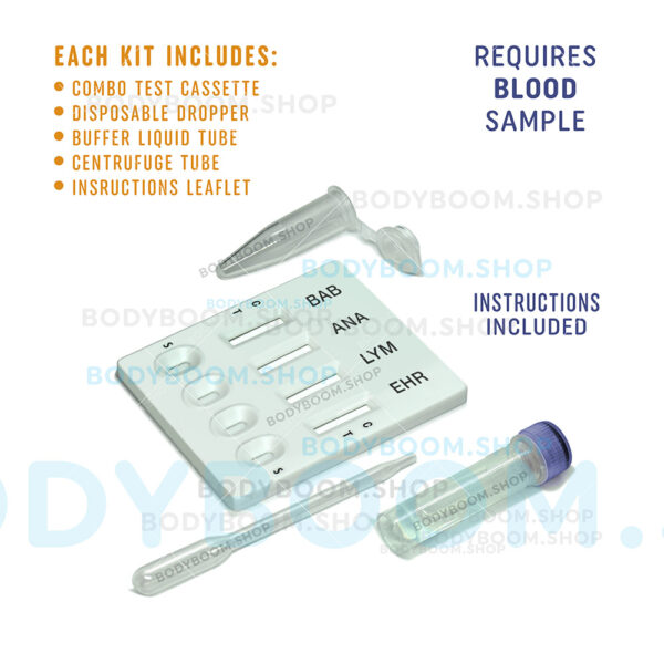 Babesia Ehrlichia Lyme Anaplasma Tick-borne disease TBD-4 Dog Canine Rapid Test Kit A.phagocytophilum Borrelia burgdorferi anaplasmosis babesiosis Canis Antibody Ab at-Home Blood serum plasma Testing Combo Panel 4-in-1 4-way A-Pet-Care One Step Quick instant Results Best Low Cost Near Me Nearby No Lab is How to Use where can you Get check complete Much Box first early symptoms signs Affordable Buy do they LFIA pup puppy lateral flow cheap free fast vet clinic shelter rescue veterinarian instructions accurate detection when bab ana lym ehr cassette