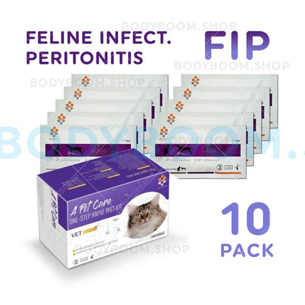 FIP FIPV Virus Antigen Rapid Test Home Test Kits for Cats and Kittens 2 5 10 Pack Feline Ag Antigen Infectious Peritonitis Enteric Rapid At-Home Kit Positive Negative A-Pet-Care One Step Quick Testing instant Results Best Low Cost Near Me Nearby No Lab is serum How to Use Get check complete How Much where I you can Box Snap first early symptoms signs Affordable strip Buy do they LFIA lateral flow cheap free fast vet veterinarian instructions accurate detection 10-pack