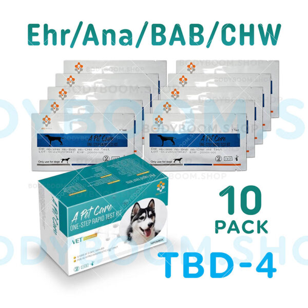 Babesia Ehrlichia Anaplasma Heartworm Tick-borne disease TBD-4 Dog Canine Rapid at-Home Test Kit Heart Worm Dirofilaria immitis A.phagocytophilum babesiosis anaplasmosis Canis Antibody Antigen Ag Ab Blood serum plasma Testing Combo Panel 4-in-1 4-way A-Pet-Care One Step Quick instant Results Best Low Cost Near Me Nearby No Lab is How to Use where can you Get check complete Much Box Snap symptoms signs Affordable strip Buy do they when ana Bab ehr hw LFIA pup puppy lateral flow cheap free fast instructions accurate detection 10-pack